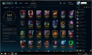 conta league of legends LOL