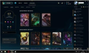 conta league of legends LOL