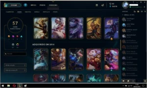conta league of legends LOL