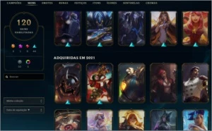 CONTA VALORANT + LOL 120 SKINS