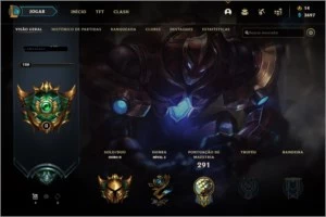 Conta LOL Ouro 2 I 58 Skins - League of Legends