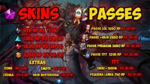 Skins - Passes - League Of Legends E Tft LOL