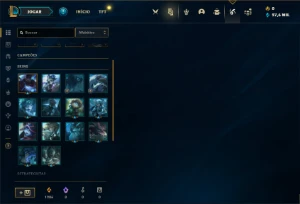 Conta diamante 2 com 20 Champs e 14 Fragmentos de skins - League of Legends LOL