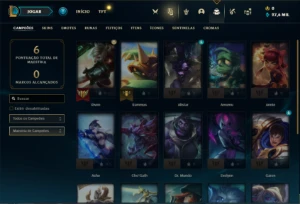 Conta diamante 2 com 20 Champs e 14 Fragmentos de skins - League of Legends LOL