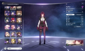 Honkai star rail Seele, Loba prateada, Kafka, Jinh Yuang - Honkai: Star Rail