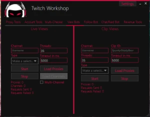 Twitch View Bot - Twitch Workshop 2023 - Digital Services