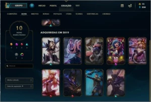 CONTA LOL PARA MD10 + 35 CHAMPS + 14 SKINS - League of Legends