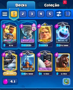 Conta Clash Royale Antiga | Mega Cavaleiro Nv15 | +7,7K 🏆