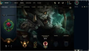 Conta LoL + 70 Skins + Muitos espólios - League of Legends