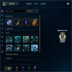 CONTA ACC SMURF LOL LEAGUE OF LEGENDS UNRANKED LEVEL 30