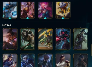 Conta lol platina 2 com passe do hall of legends e florescer - League of Legends