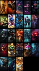 Black Alistar + Corki UFO + Kayle Juiza + King Rammus - League of Legends LOL