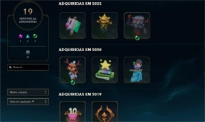 Conta Mestre 200 pdl, Conta de 2013 - League of Legends LOL