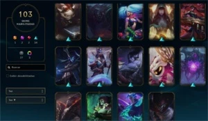 Conta Mestre 200 pdl, Conta de 2013 - League of Legends LOL