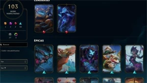 Conta Mestre 200 pdl, Conta de 2013 - League of Legends LOL