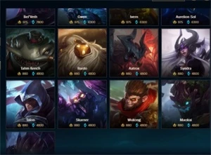 Conta Mestre 200 pdl, Conta de 2013 - League of Legends LOL