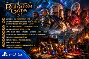 Baldurs Gate 3 (PS5) - Itens, Armaduras, Pergaminhos, etc!!! - Outros