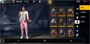 Vendo conta de free fire Top tenho duas calça angelical