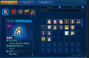 Conta 3 Sss+ Set Ht Ct Box Acc Ladmo Omega - Digimon Masters - Digimon Masters Online