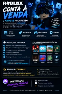 Conta Roblox( Uso Ela A 3 Anos)