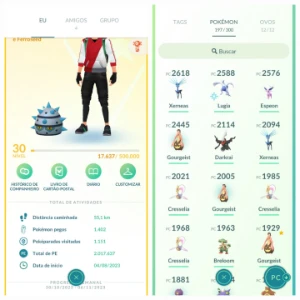Conta Pokemon GO Nivel 30 - Pikachu Shiny de Evento - Pokémon
