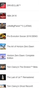 CONTA DE PS4 - 27 JOGOS+ - Playstation