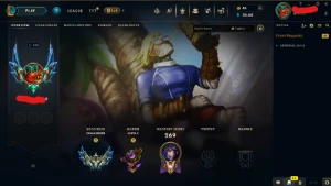 Conta Challenger + 1200pdl único dono - League of Legends LOL