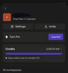 Workspace no Lovable com 2000 créditos ativos + Bônus - Assinaturas e Premium