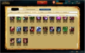 Conta legue of legends platina V temporada 5 - League of Legends LOL