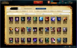 Conta legue of legends platina V temporada 5 - League of Legends LOL