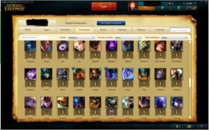 Conta legue of legends platina V temporada 5 - League of Legends LOL