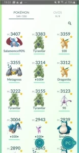 Conta Pokemon Go - Nivel 34 - Time Vermelho - Lendários - Pokémon