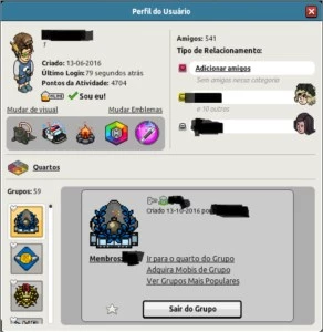 Conta habbo com pack v2