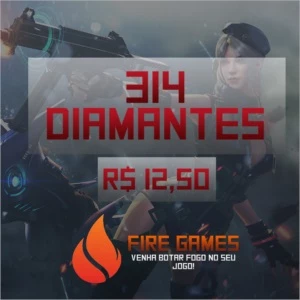 314 DIAMANTES - FREE FIRE