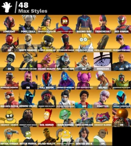 Conta Fortnite | 129 Skins | Psycho Bandit | Entrega automát