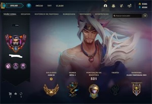 Conta Lol, Com muitas skins e todos os campeos - League of Legends