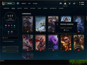 Conta Lol, Com muitas skins e todos os campeos - League of Legends