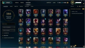 Conta LoL Mestre c/244 skins e Todos os Campeões - League of Legends
