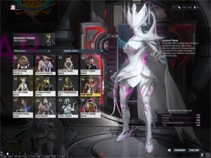 Warframe Conta MR28 com 53 frames muitas skin deluxe - Others