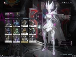 Warframe Conta MR28 com 53 frames muitas skin deluxe - Others