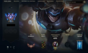 Conta Com Mmr Unranked (Ex-Diamond S9) Full Acesso A Dados - League of Legends LOL