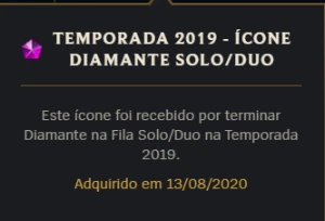 Conta Com Mmr Unranked (Ex-Diamond S9) Full Acesso A Dados - League of Legends LOL