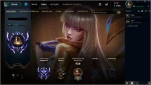 conta league of legends d2 - 148 skins todos campeões LOL