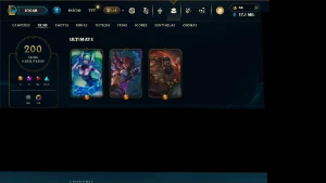 Conta LoL LV 480 202 skins OURO I - League of Legends