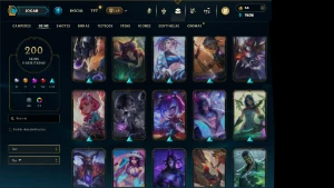 Conta LoL LV 480 202 skins OURO I - League of Legends