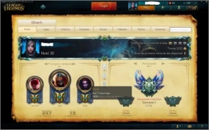 Vendo conta Diamante 5 109 Champ e 64 skins ***Barato*** - League of Legends LOL