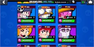 Conta quase completa - Brawl Stars