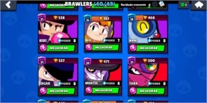 Conta quase completa - Brawl Stars