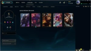 CONTA DE LOL PLATINA 4 - League of Legends