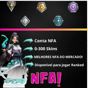 ✨Conta Smurf Valorant ✨ Escolha Seu Ranked ! (Nfa)